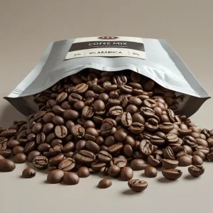 دانه قهوه ترکیبی 60 % 40 % روبوستا 