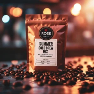 پاکت قهوه میکس کولد برو تابستانی برند قهوه رز