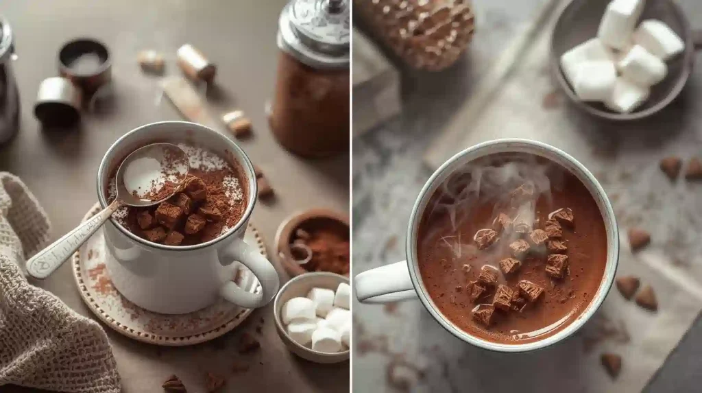 اموزش هات چاکلت خانگی